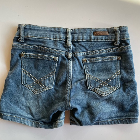 City Ink Blue Denim shorts size 12 Junior - Picture 2 of 6